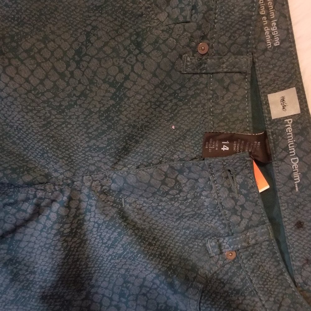 Premium Denim Snake Skin Designer Skinny Jeans
